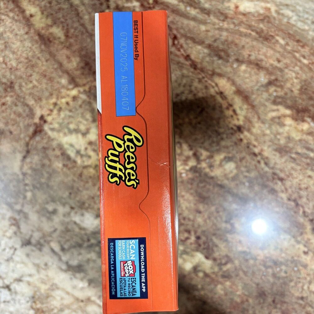 Angel Reese WNBA Reeses Puffs Cereal LIMITED EDITION. 11.5oz CHICAGO SKY - Picture 8 of 11